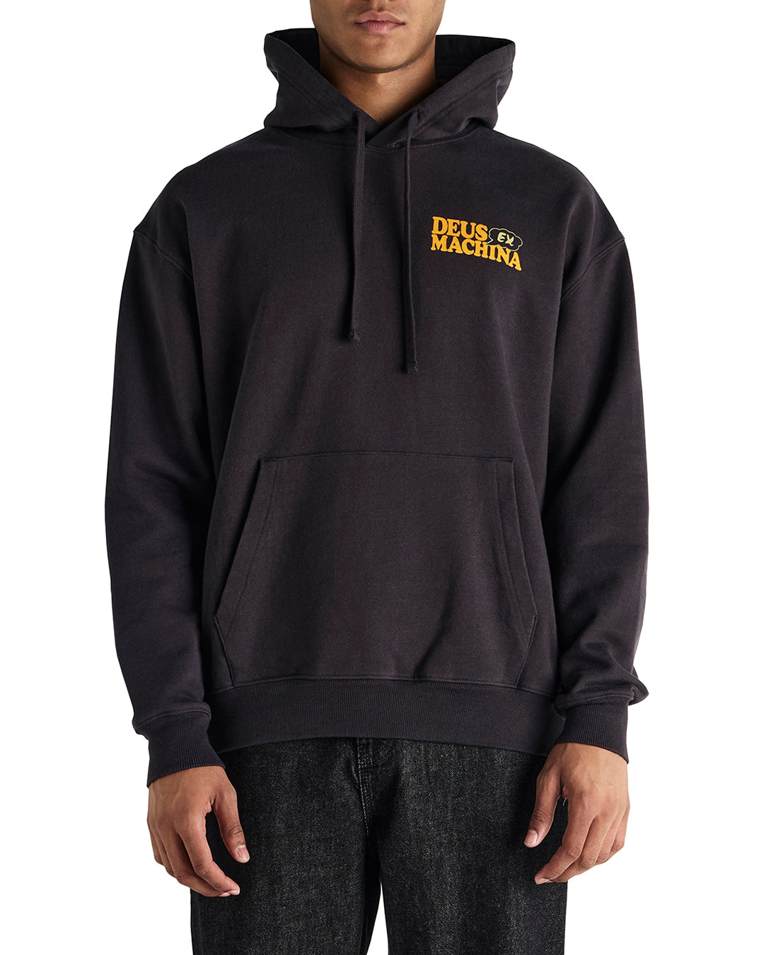 Square Takes Circle Hoodie - Anthracite – Deus Ex Machina Australia