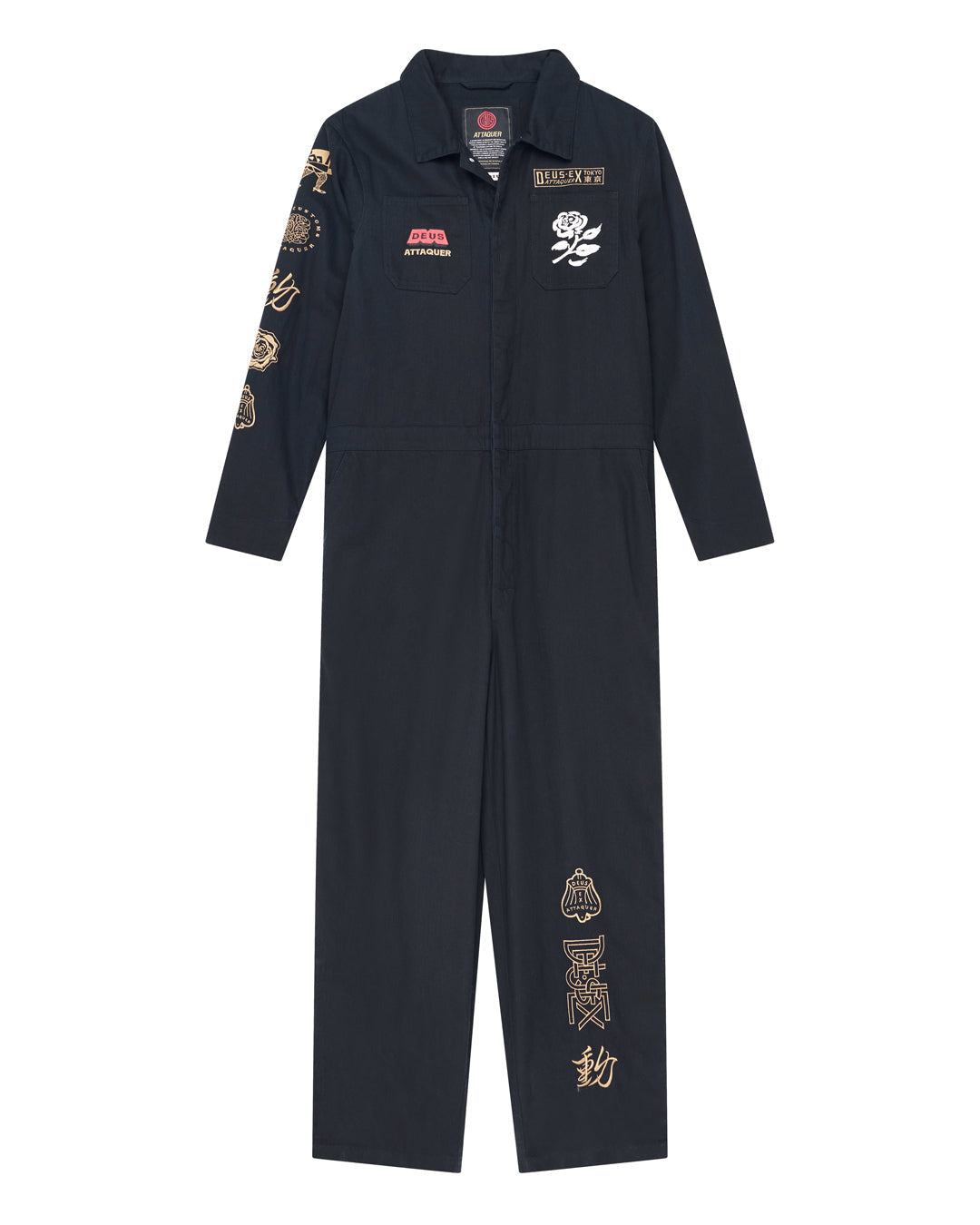 Pants | Deus Ex Machina | Attaq On Time Coverall - Black