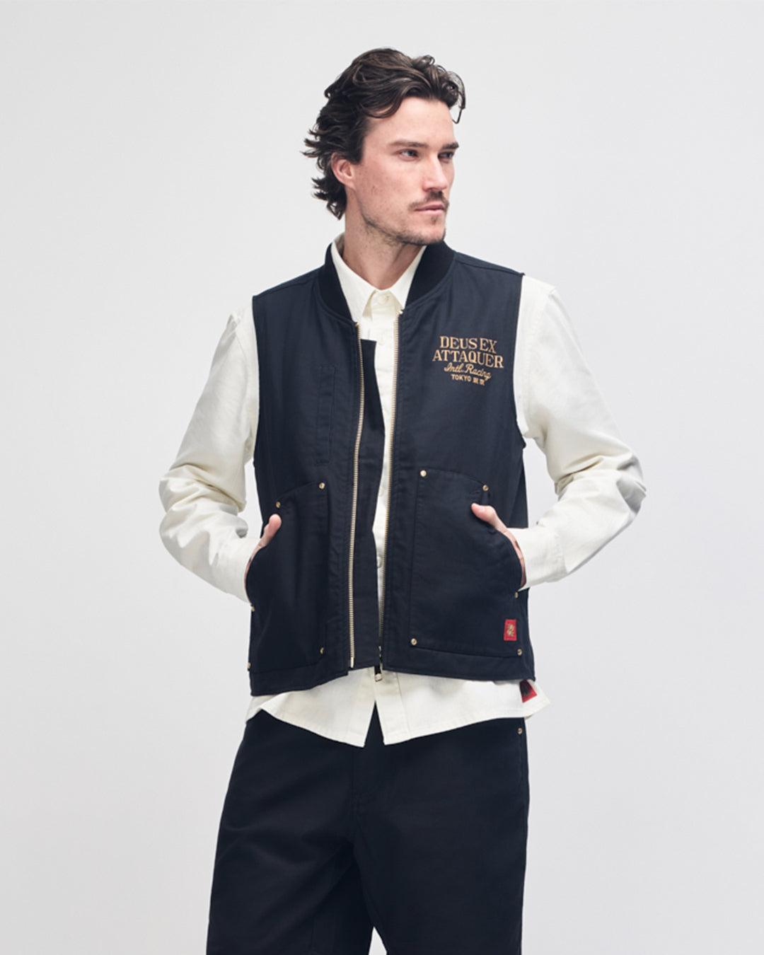 ジャケット・アウター argue MY CUSTOM MODS COAT(VEST SET) Jackets | Deus Ex Machina | Attaq Modify Vest - Black – Deus Ex
