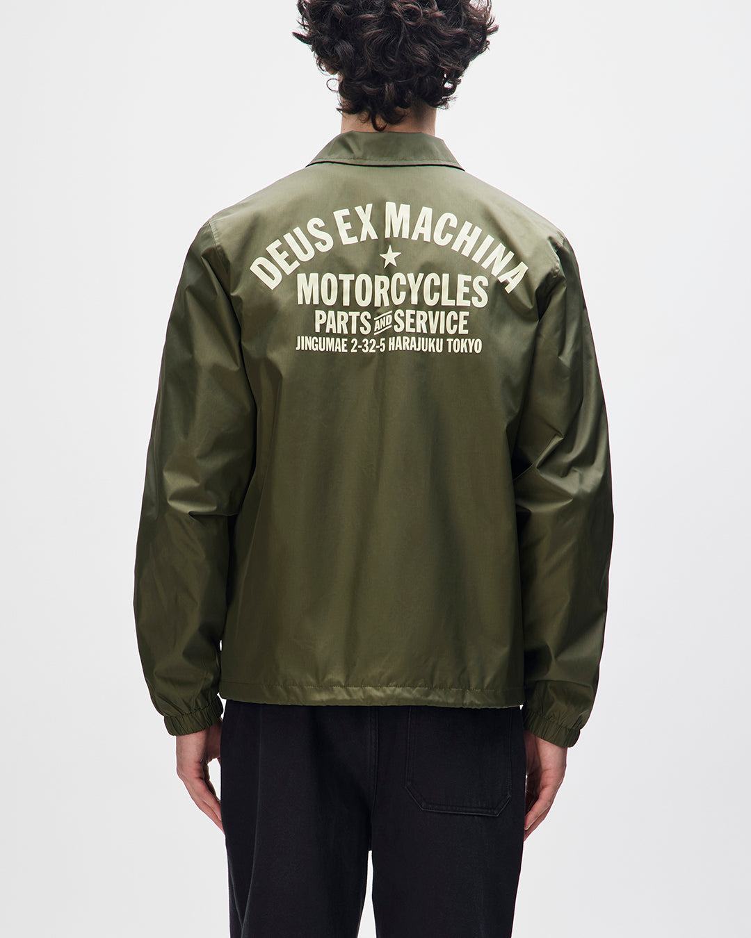 Jackets | Deus Ex Machina | Harajuku Coach - Cypress Green – Deus