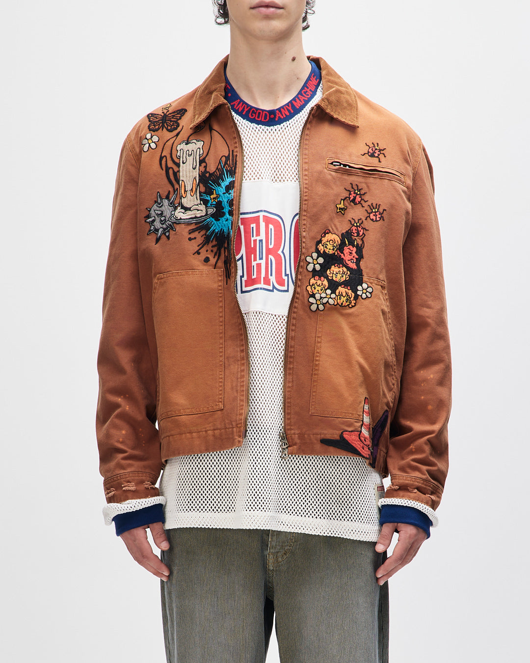 Jackets | Deus Ex Machina | Collective Improv Jacket - Caramel