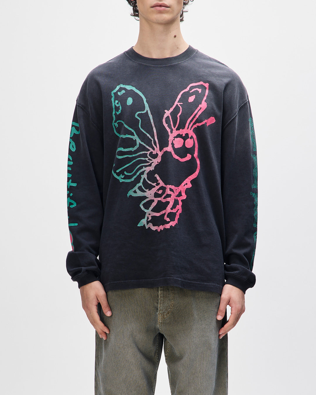 Tees | Deus Ex Machina | Danzig Queen LS Tee - Anthracite – Deus