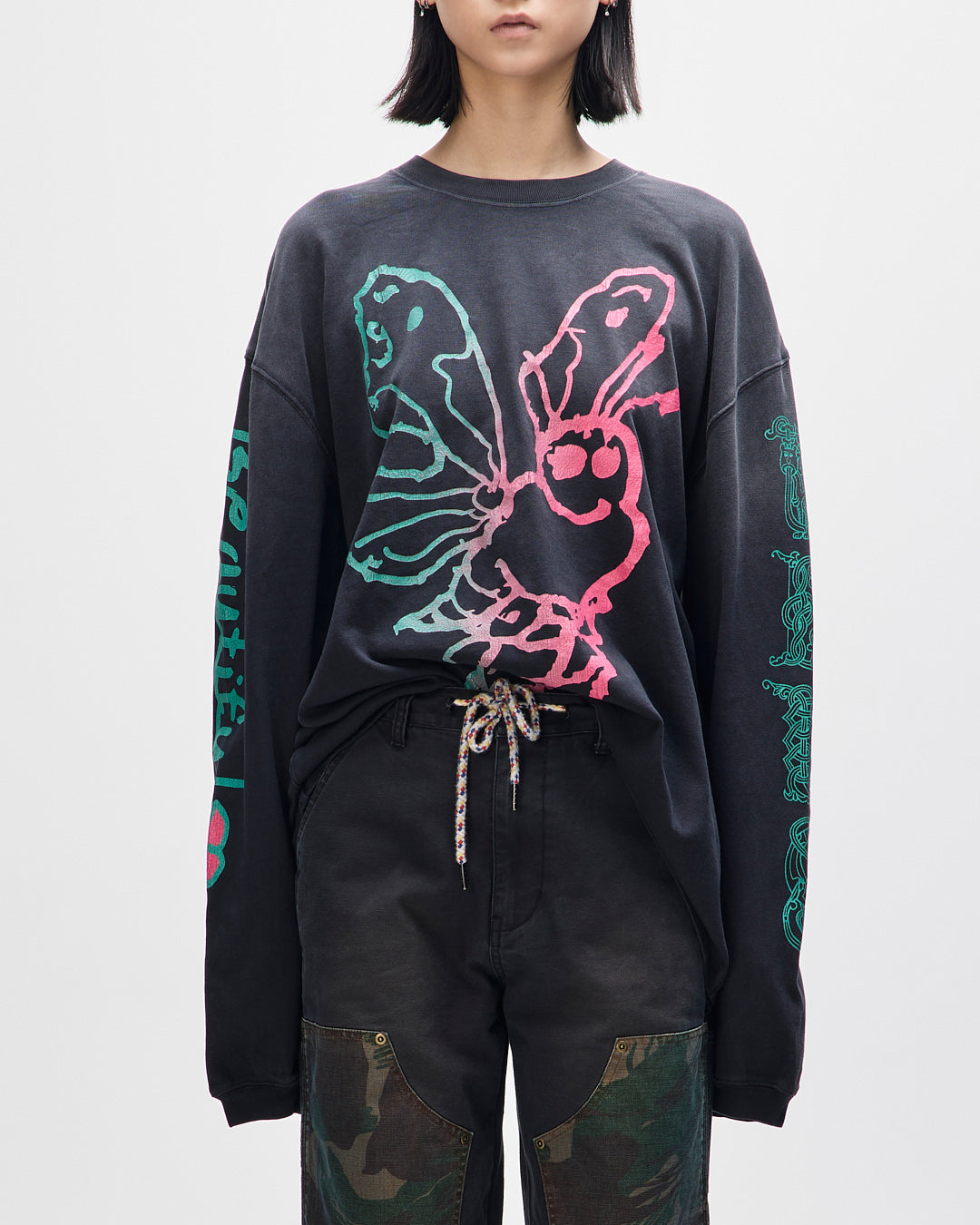 Tees | Deus Ex Machina | Danzig Queen LS Tee - Anthracite – Deus