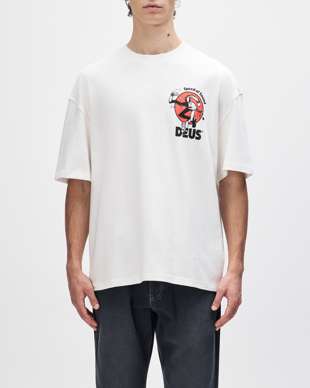 Tees Deus Ex Machina Roughneck Tee Vintage White – Deus Ex