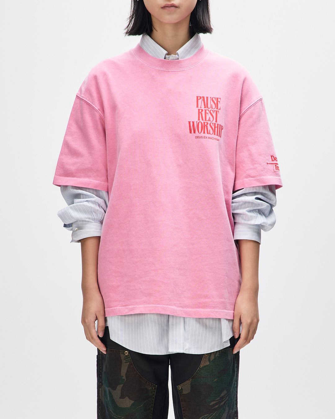 Tees | Deus Ex Machina | Noise Complaint - Prism Pink – Deus Ex