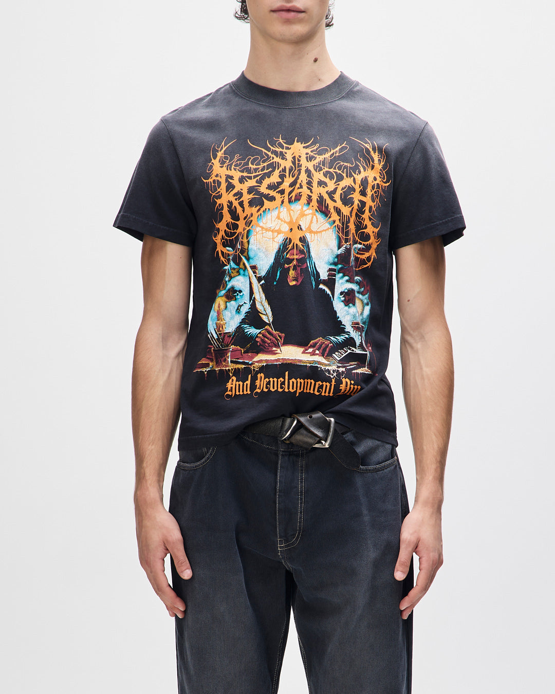 Tees | Deus Ex Machina | R&D Tee - Anthracite – Deus Ex Machina