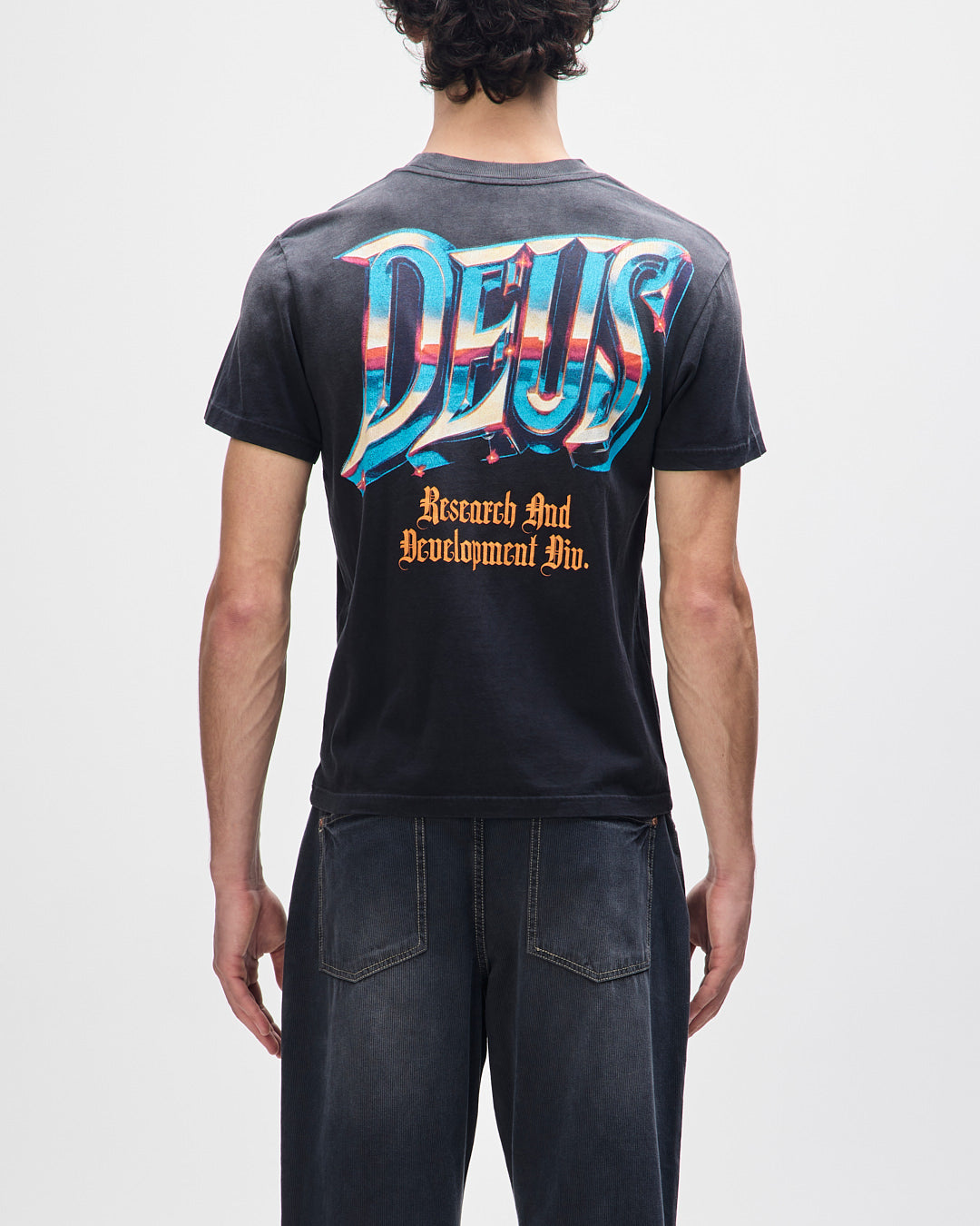 Tees | Deus Ex Machina | R&D Tee - Anthracite – Deus Ex Machina