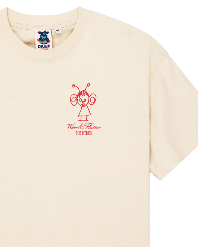 Sensory Overload Tee - Pebble White