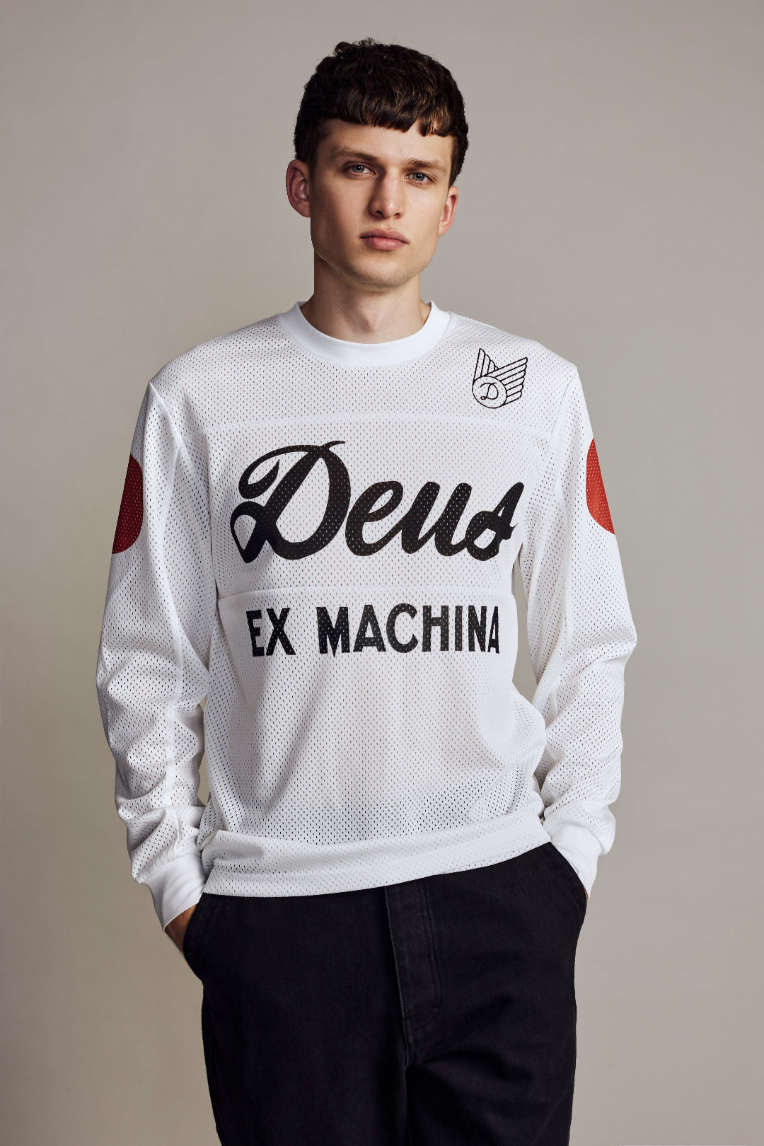 トップス DEUS SABER MOTO JERSEY L Jersey | Deus Ex Machina | Saber Moto Jersey – Deus Ex