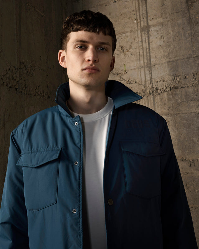 Monty Padded Overshirt - Legion Blue