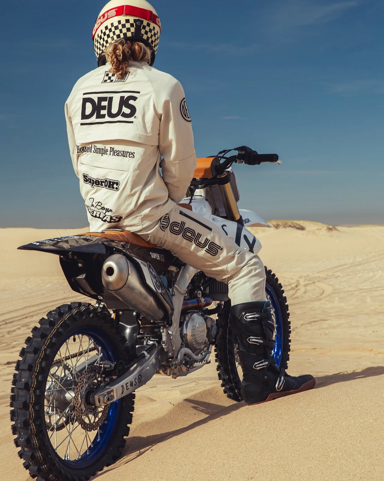 Jackets | Deus Ex Machina | Off Road Cordura Jacket Dirty White