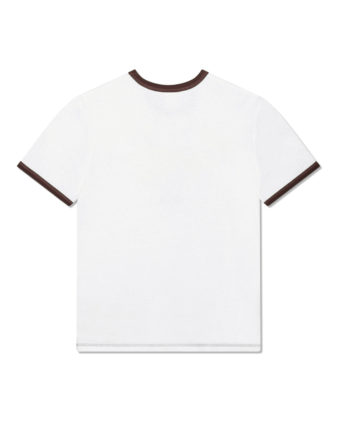 Tees | Deus Ex Machina | Hot People Ringer Tee - Dirty White-Brown Tees | Deus Ex Machina | Hot People Ringer Tee - Dirty White-Brown