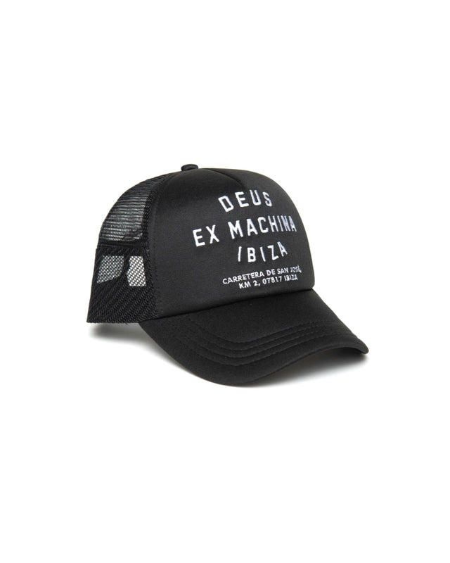 Ibiza Trucker Hat - Black