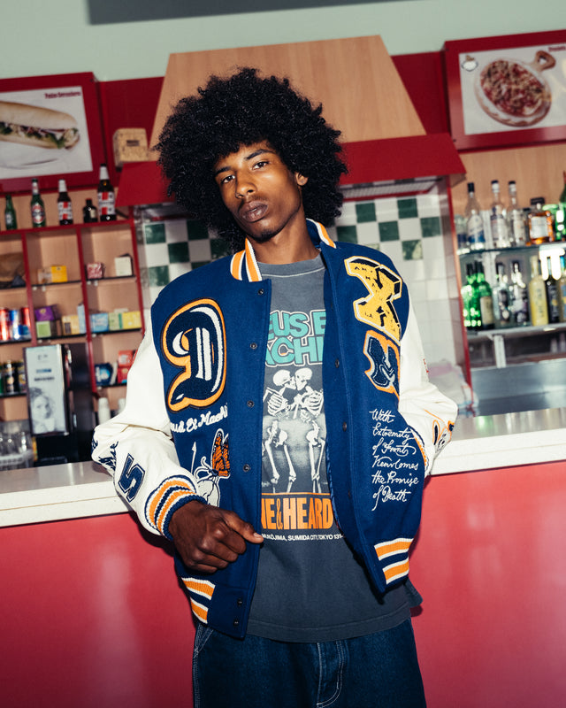 Amanita Varsity Jacket - Patriot Blue