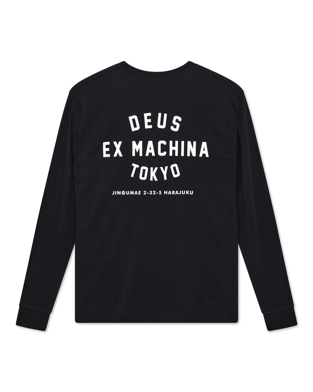 Tees | Deus Ex Machina | Harajuku Ls Tee - Black – Deus Ex Machina