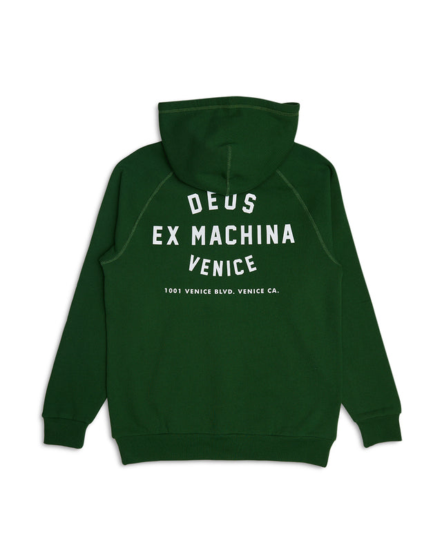 venice address hoodie hillside green