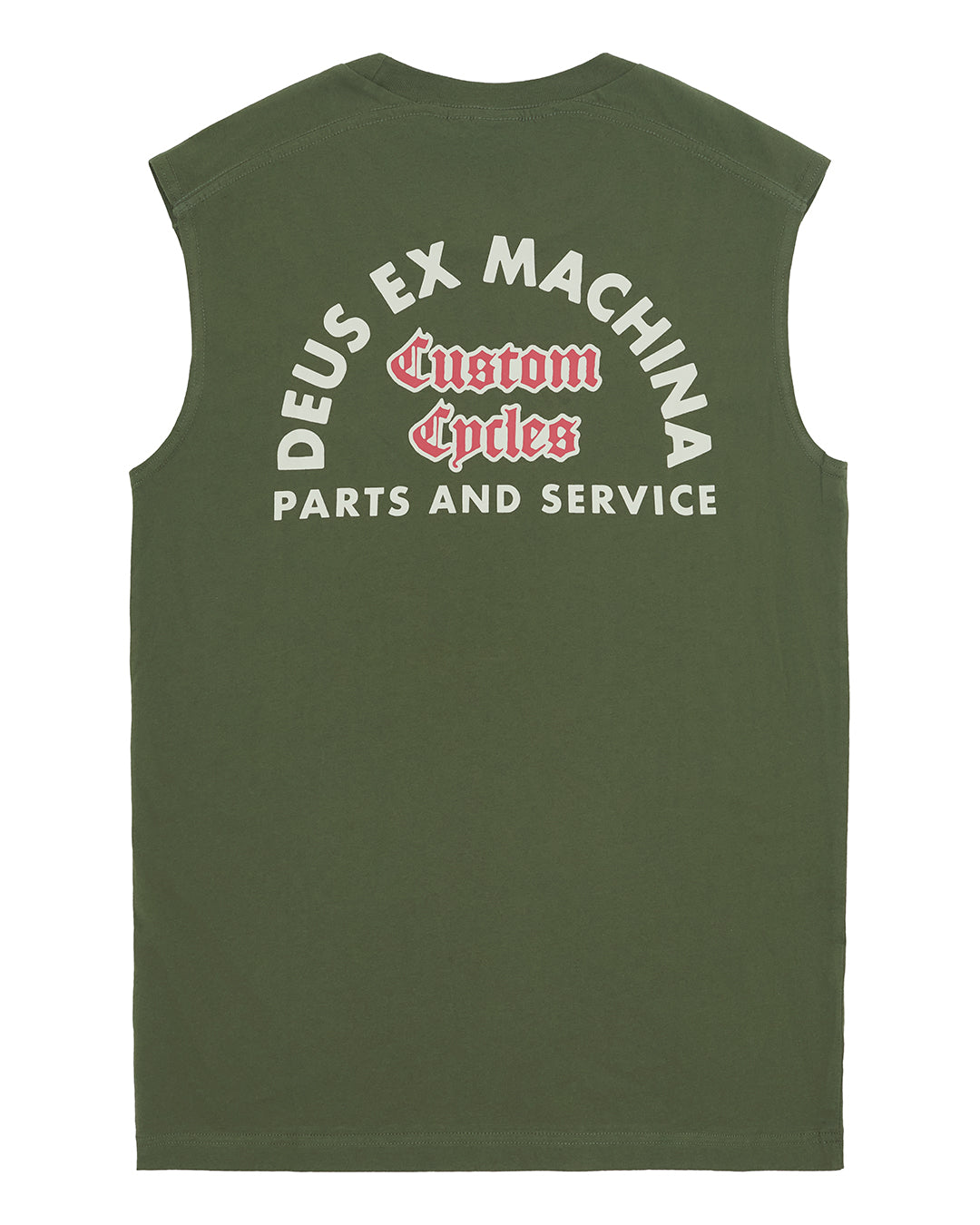Tees | Deus Ex Machina | Lockwood Muscle - Cypress Green – Deus Ex