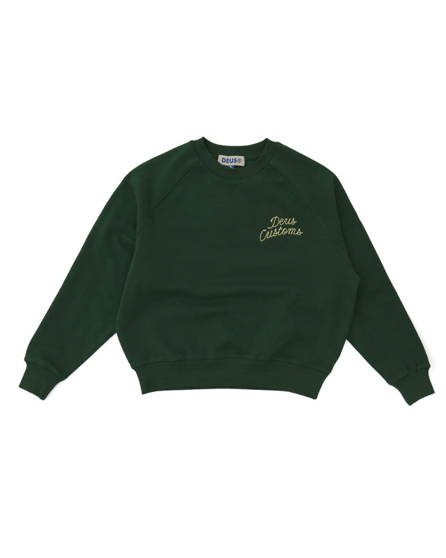 Canyon Crew Neck - Hillside Green