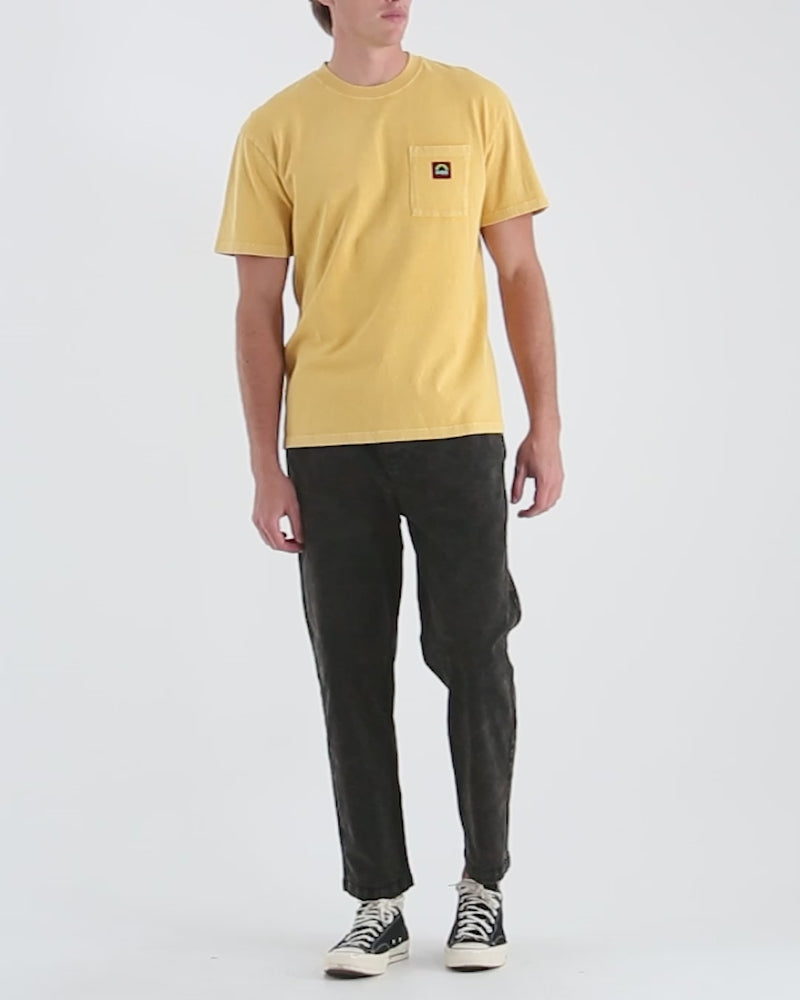 Acid Pocket Tee - Lemon Chrome