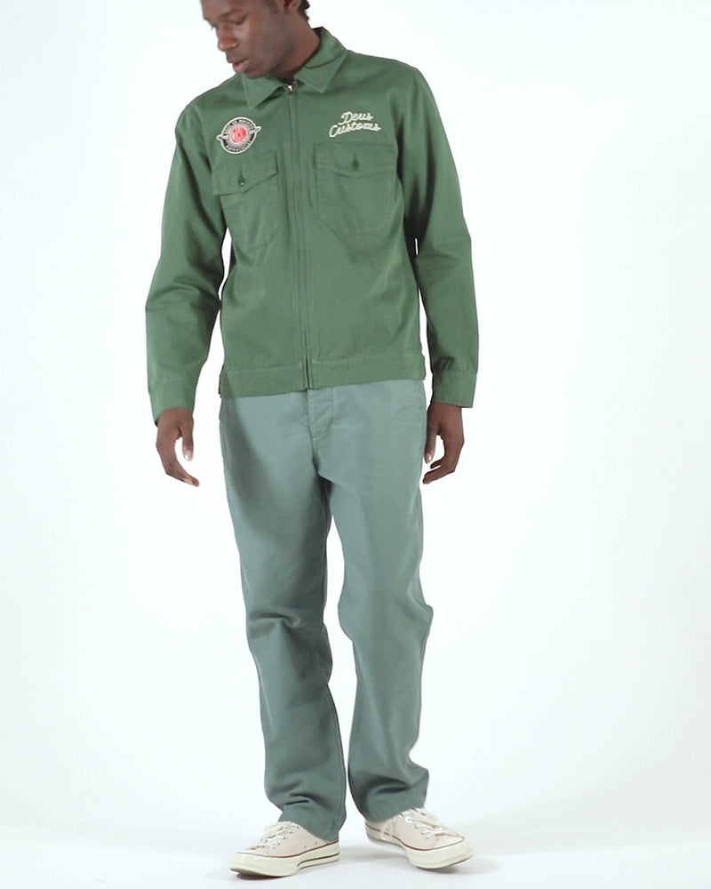 Pleasures Work Jacket - Work Green