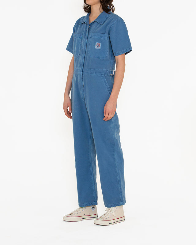 Winona Coverall (Relaxed Fit) - Overdyed Lt Indigo