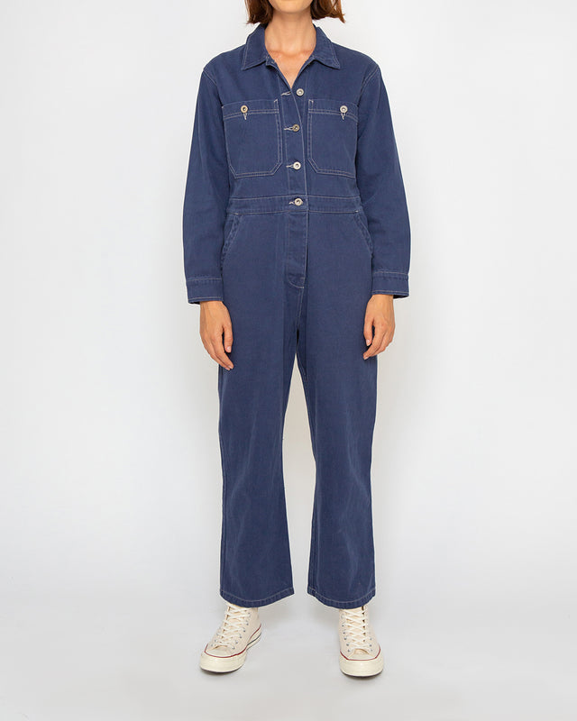 Metro Coverall (Relaxed Fit) - Indigo